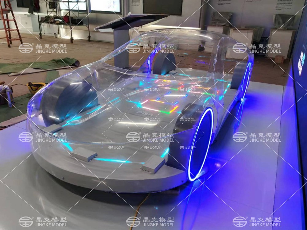 透明車模型
